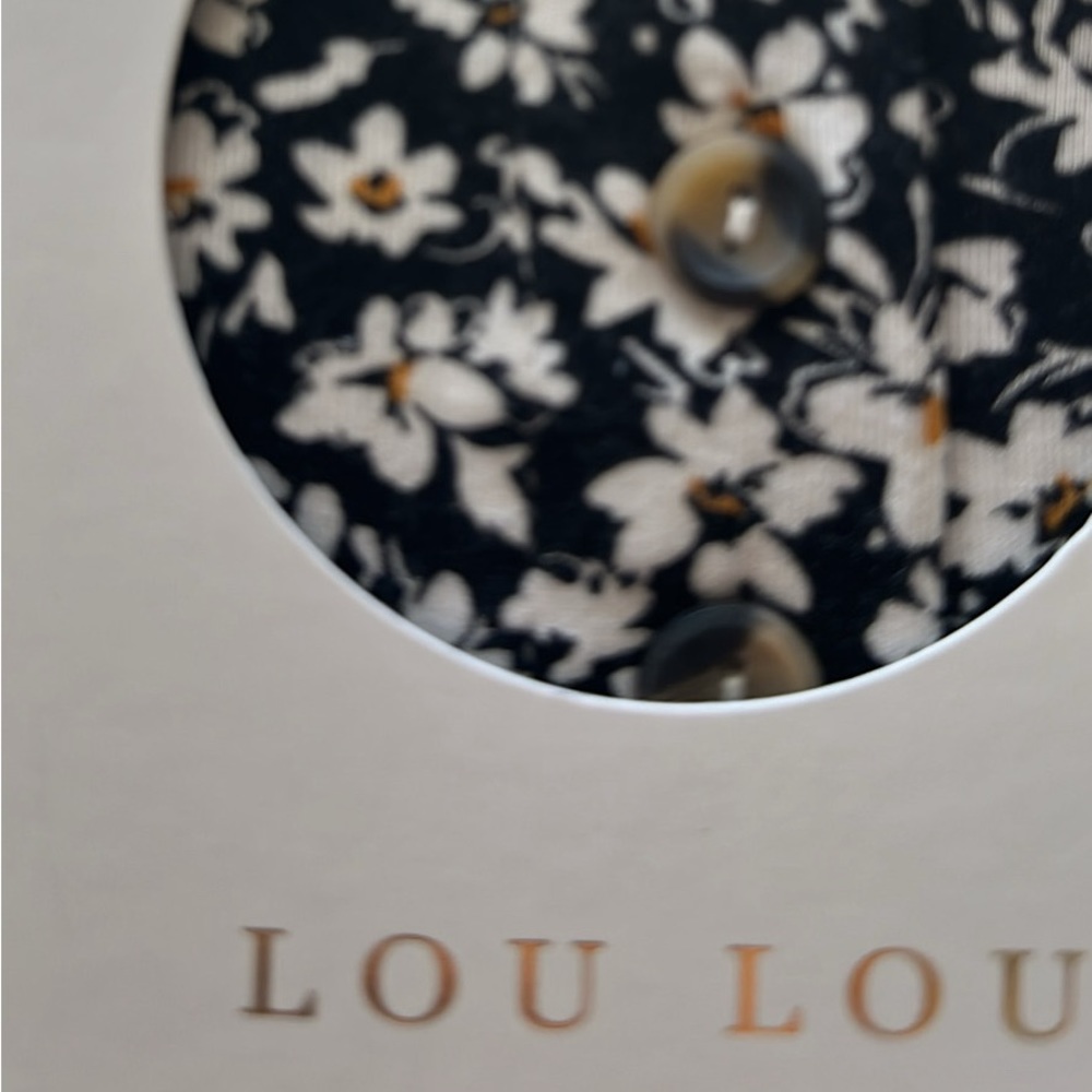 Lou Lou and Company NWT floral newborn knotted gown